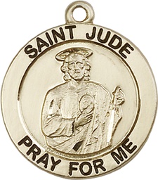[4078GF] 14kt Gold Filled Saint Jude Medal