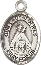 [9303SS] Sterling Silver Our Lady of Olives Medal