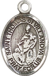 [9304SS] Sterling Silver Saint Thomas of Villanova Medal