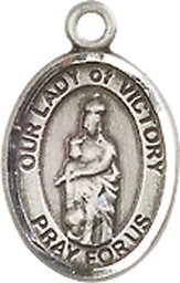 [9306SS] Sterling Silver Our Lady of Victory Medal