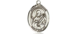 [9307SS] Sterling Silver Saint Meinrad of Einsideln Medal
