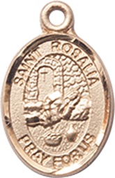 [9309GF] 14kt Gold Filled Saint Rosalia Medal