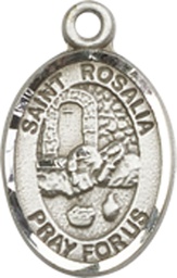 [9309SS] Sterling Silver Saint Rosalia Medal