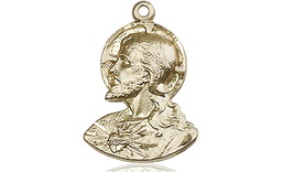 [4117GF] 14kt Gold Filled Head of Christ Medal
