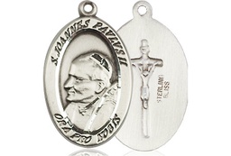 [4123PJPSS] Sterling Silver Saint John Paul II Medal