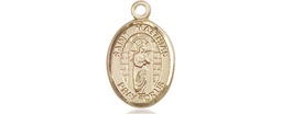 [9331GF] 14kt Gold Filled Saint Matthias the Apostle Medal
