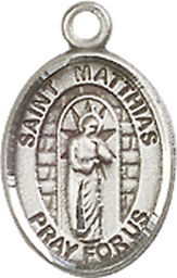 [9331SS] Sterling Silver Saint Matthias the Apostle Medal