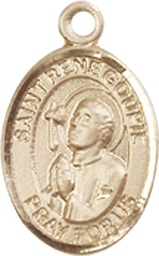[9334GF] 14kt Gold Filled Saint Rene Goupil Medal