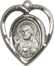 [4126SS] Sterling Silver Scapular Medal