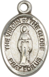 [9345SS] Sterling Silver Virgin of the Globe Medal