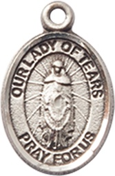 [9346SS] Sterling Silver Our Lady of Tears Medal