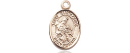 [9356GF] 14kt Gold Filled Saint Eustachius Medal