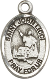[9358SS] Sterling Silver Saint John Licci Medal