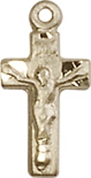 [4134GF] 14kt Gold Filled Crucifix Medal