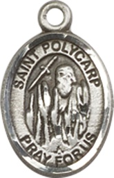 [9363SS] Sterling Silver Saint Polycarp of Smyrna Medal