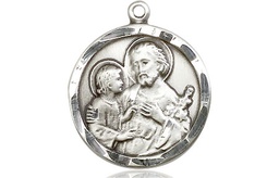 [4140SS] Sterling Silver Saint Joseph Medal