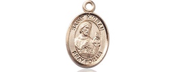 [9367GF] 14kt Gold Filled Saint Kieran Medal