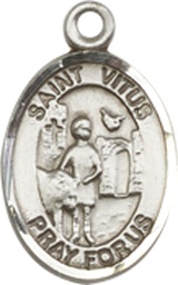 [9368SS] Sterling Silver Saint Vitus Medal