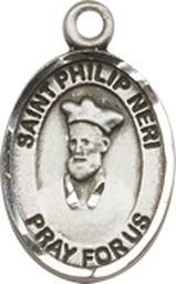 [9369SS] Sterling Silver Saint Philip Neri Medal
