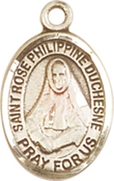 [9371GF] 14kt Gold Filled Saint Rose Philippine Medal