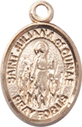 [9372GF] 14kt Gold Filled Saint Juliana Medal