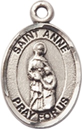 [9374SS] Sterling Silver Saint Anne Medal