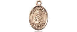 [9379GF] 14kt Gold Filled Saint Marina Medal