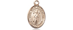 [9384GF] 14kt Gold Filled Saint Ivo Medal