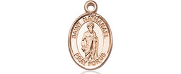 [9398KT] 14kt Gold Saint Nathanael Medal