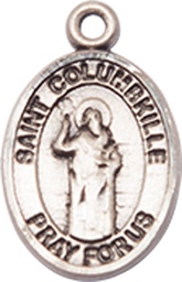 [9399SS] Sterling Silver Saint Columbkille Medal