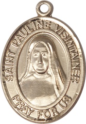 [7391KT] 14kt Gold Saint Pauline Visintainer Medal