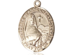 [7401KT] 14kt Gold Jeanne Chezard de Matel Medal