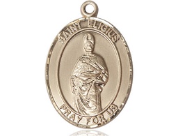[7402KT] 14kt Gold Saint Eligius Medal