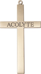 [5957KT] 14kt Gold Acolyte Cross Medal