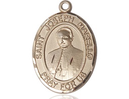 [7430KT] 14kt Gold Saint Joseph Marello Medal