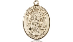 [8005KT] 14kt Gold Saint Apollonia Medal