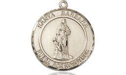[8006RDSPKT] 14kt Gold Santa Barbara Medal