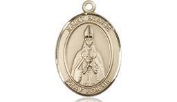 [8010KT] 14kt Gold Saint Blaise Medal