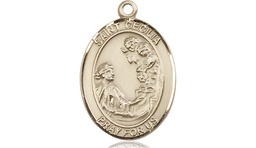 [8016KT] 14kt Gold Saint Cecilia Medal