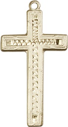 [6003KT] 14kt Gold Cross Medal