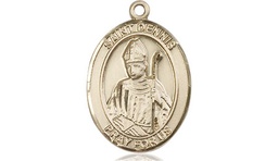 [8025KT] 14kt Gold Saint Dennis Medal