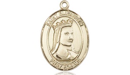 [8033KT] 14kt Gold Saint Elizabeth of Hungary Medal
