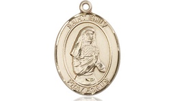 [8047KT] 14kt Gold Saint Emily de Vialar Medal