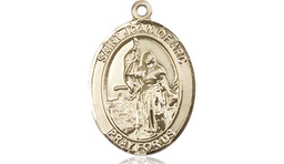 [8053KT] 14kt Gold Saint Joan of Arc Medal