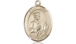 [8060KT] 14kt Gold Saint Jude Medal