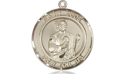 [8060RDKT] 14kt Gold Saint Jude Medal