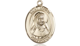 [8064KT] 14kt Gold Saint Louise de Marillac Medal