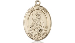 [8081KT] 14kt Gold Saint Louis Medal