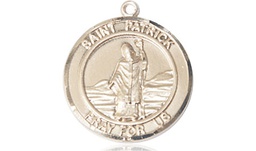 [8084RDKT] 14kt Gold Saint Patrick Medal