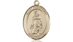 [8088KT] 14kt Gold Saint Peregrine Laziosi Medal